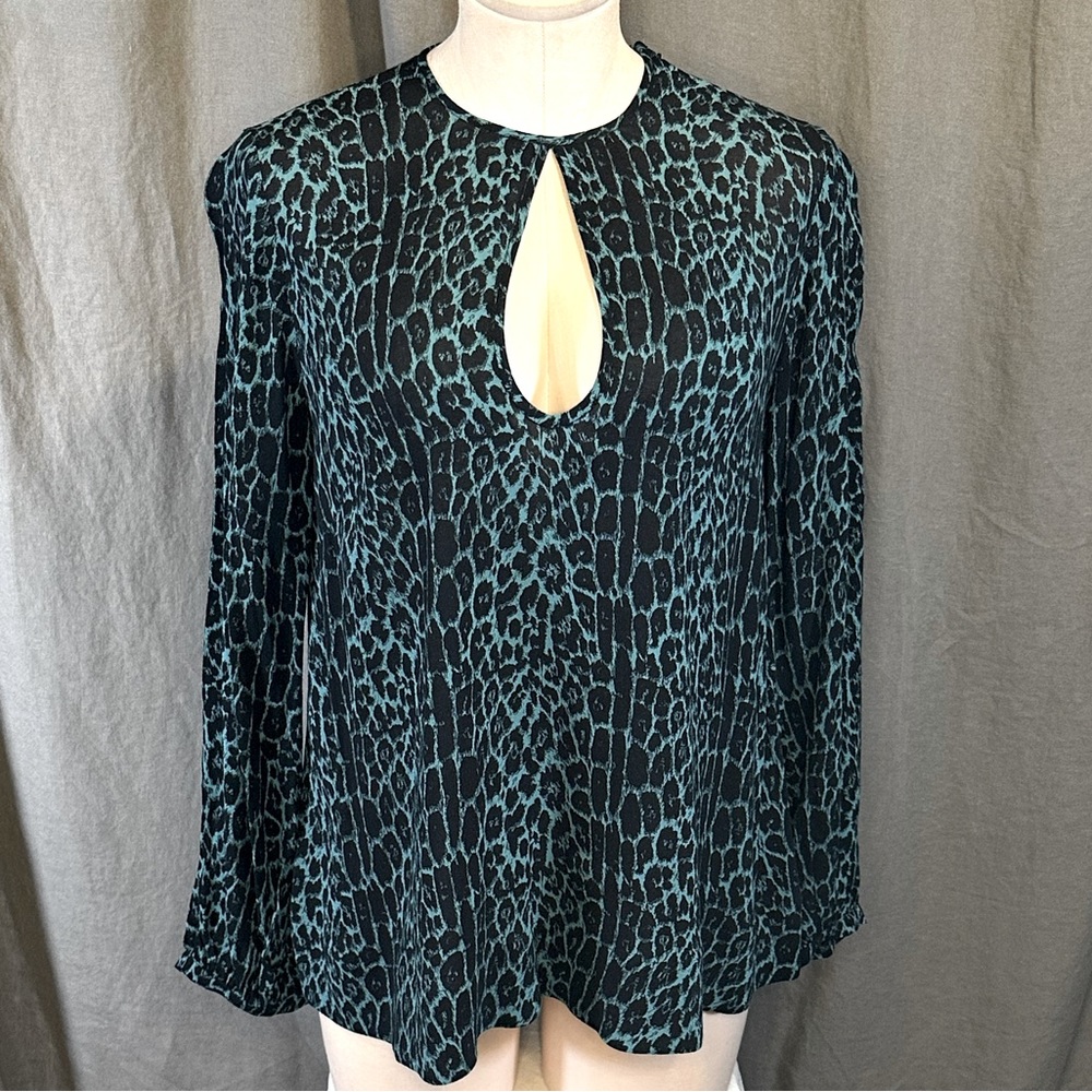 Zimmerman Long Sleeve Animal Print Blouse